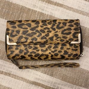 Charolette Russe Cheetah Print Wallet